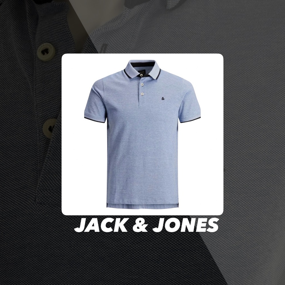 EUC Jack & Jones Blue Slim Fit Polo
